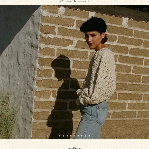 SOLD ❤️ NWOT Doen Heirloom Maddalena pullover sweater - XS-S - Picture 7 of 13